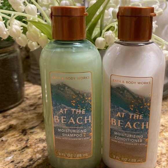 Bath & Body Works "At The Beach" New Travel Size Hair Care Set - Picture 1 of 8